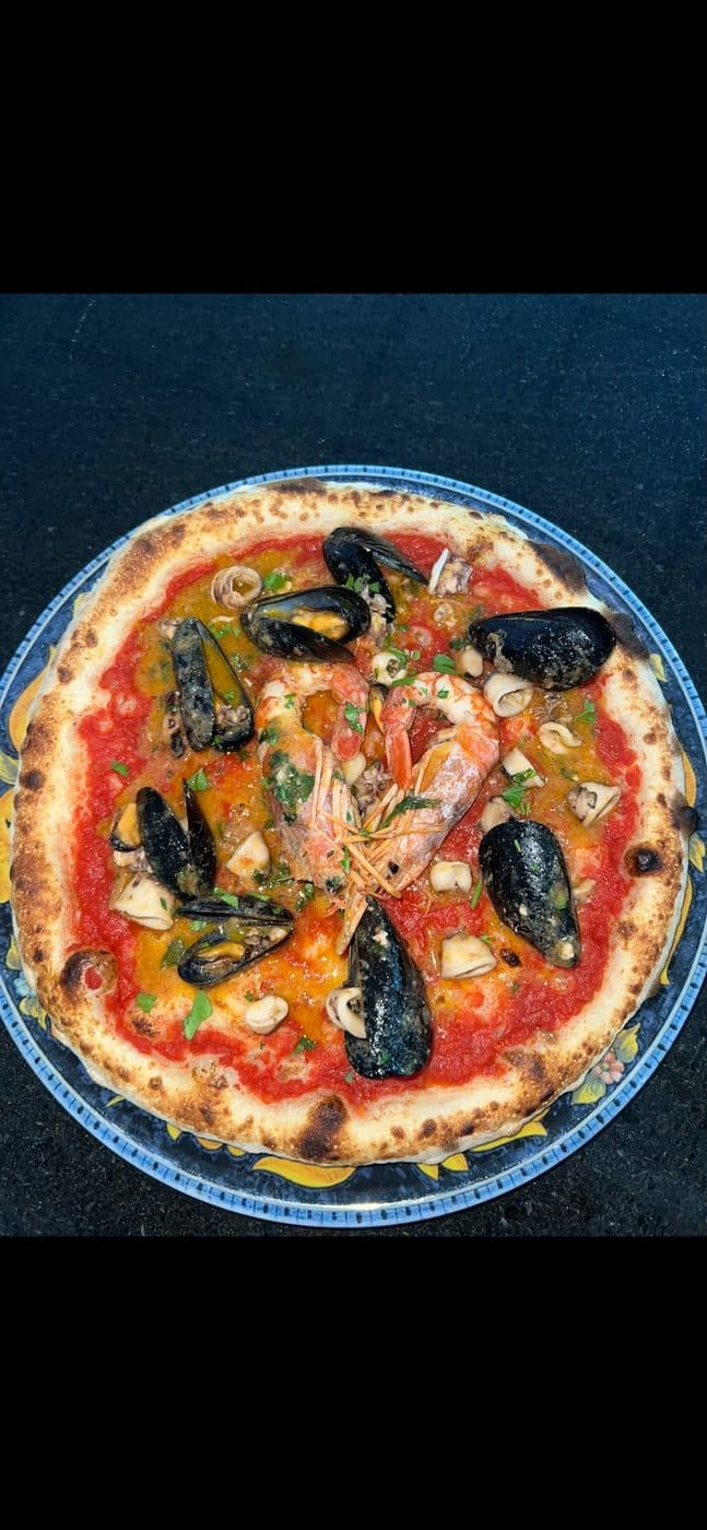 Pizza ai frutti di mare